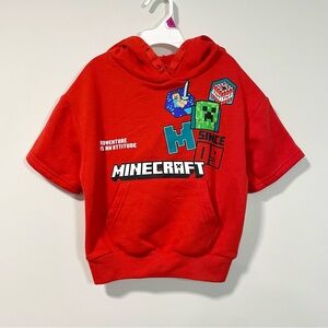 🟡2/$30 NEW Minecraft Short-Sleeve Hoodie (size XS)